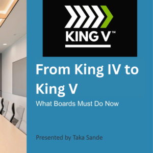 From King IV to King V Masterclass